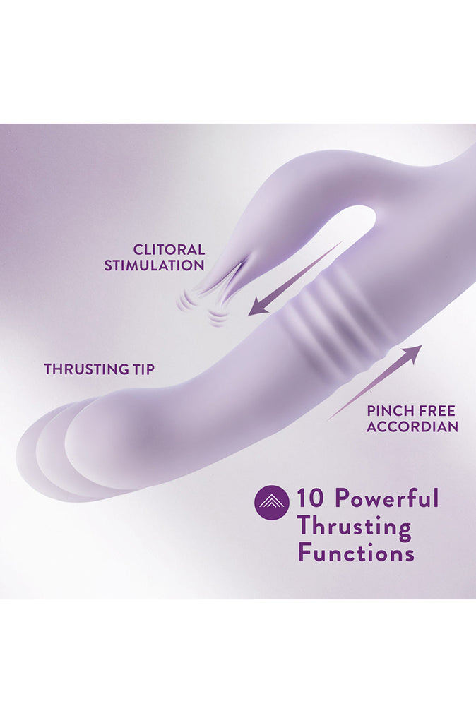 thrusting rechargeable vibrator