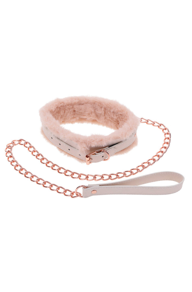 fur bondage collar