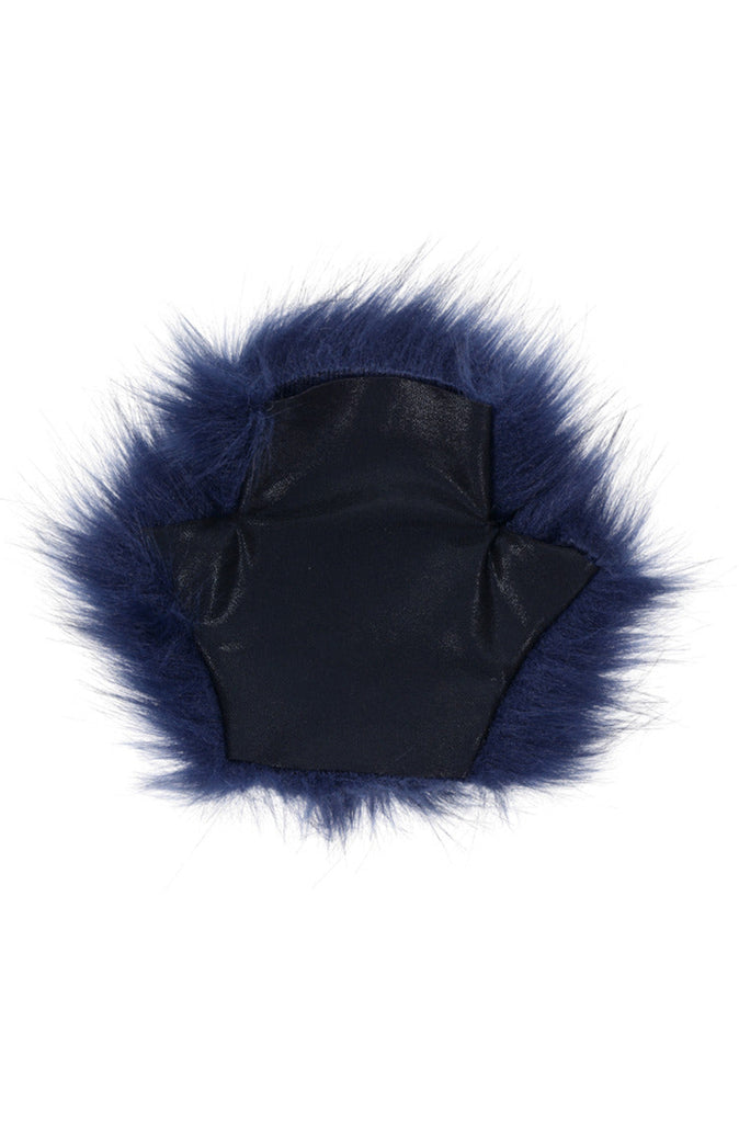 faux fur bdsm glove