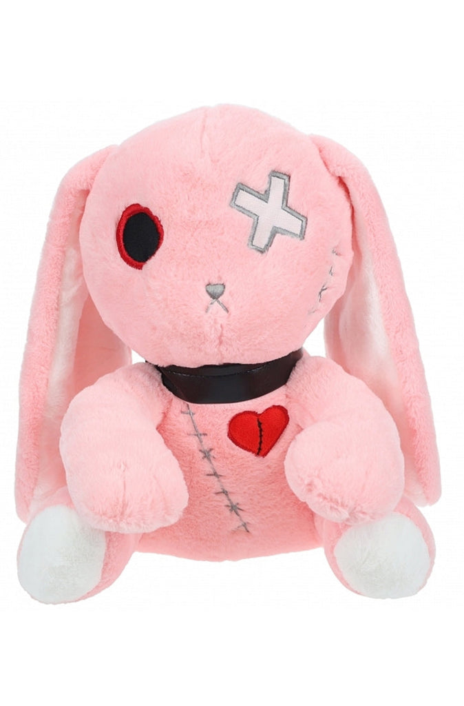 pink bndage teddy bear