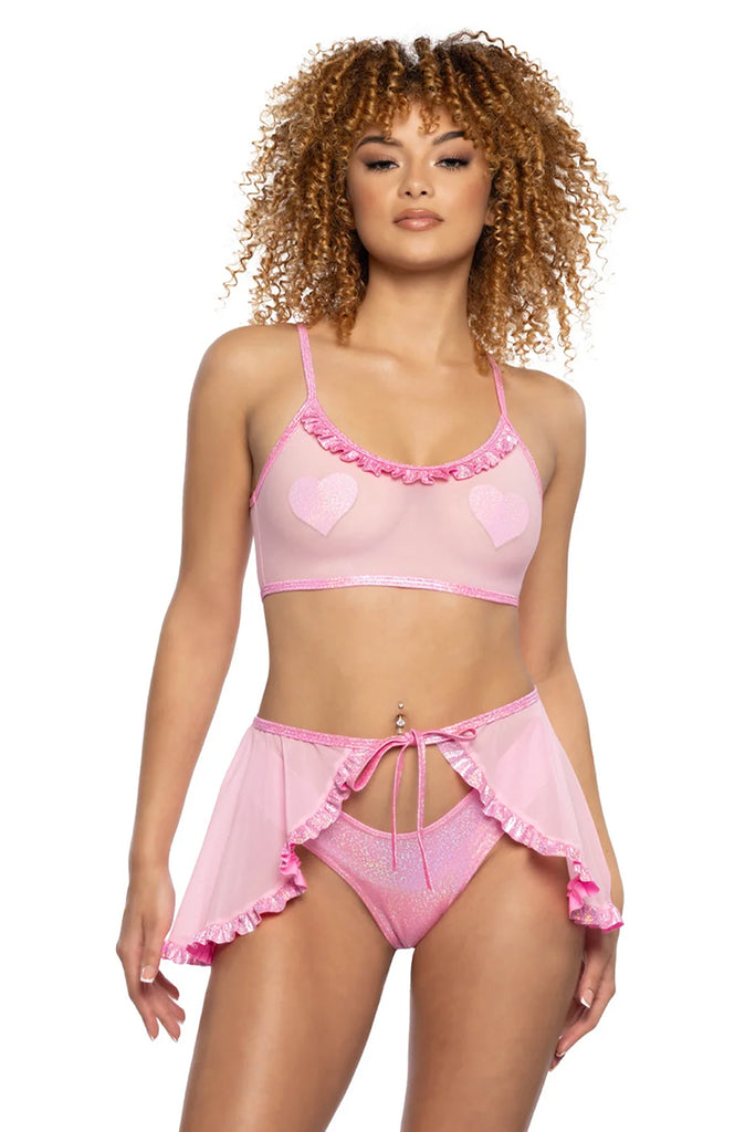 j valentine pink rave outfit