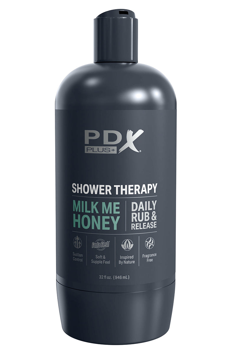 PDX Plus Shower Therapy Milk Me Pussy Stroker | TWU