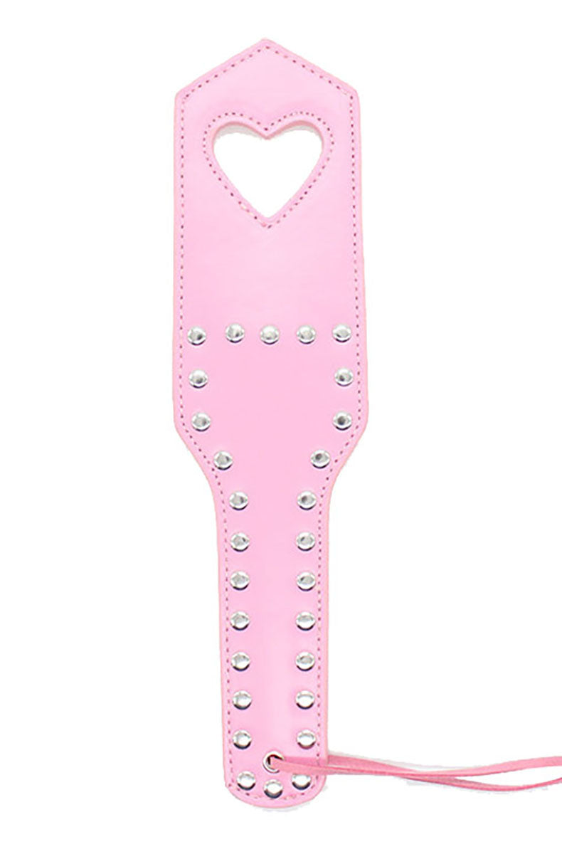 Pink Heart Paddle BDSM S&M Sex Fetish Whip Princess